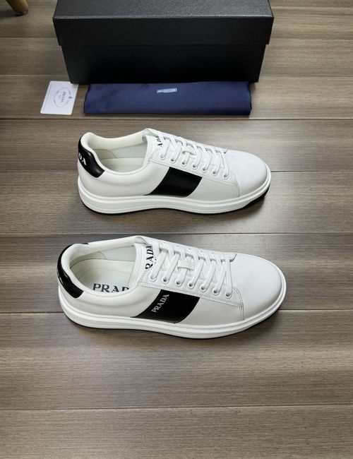 Prada Nappa Leather Casual Sneakers