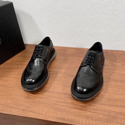 Prada Brogue Air Cushion Leather Shoes