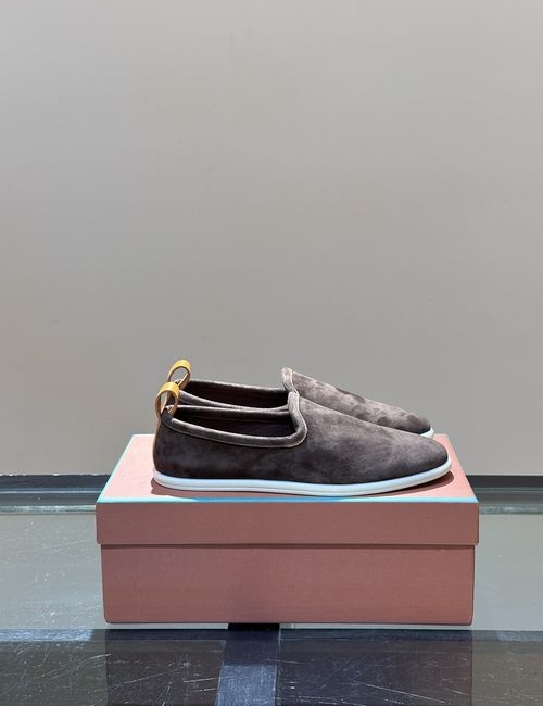Loro Piana LP Summer Walk Suede Moccasins