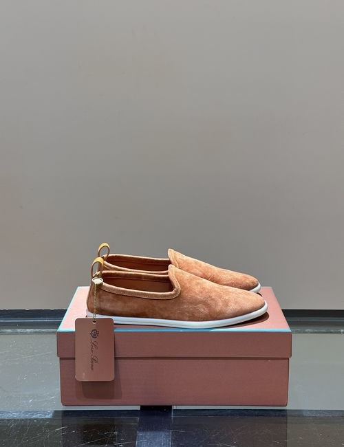 Loro Piana LP Summer Walk Suede Moccasins