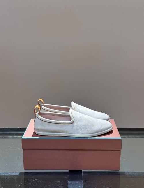 Loro Piana LP Summer Walk Suede Moccasins