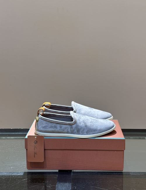 Loro Piana LP Summer Walk Suede Moccasins