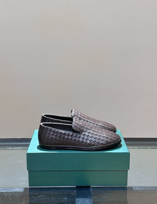 Bottega Veneta BV Handwoven Leather Slip-on Loafers