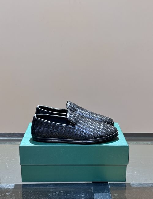 Bottega Veneta BV Handwoven Leather Slip-on Loafers