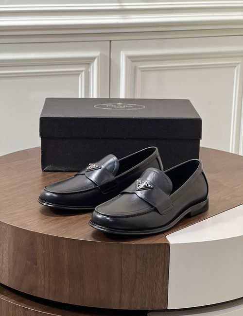 Prada Patent Leather Loafer Shoes