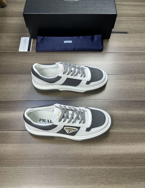 Prada Nappa Leather With Hollow Canvas Metal Sole