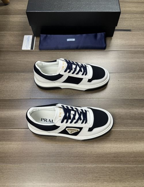 Prada Nappa Leather With Hollow Canvas Metal Sole
