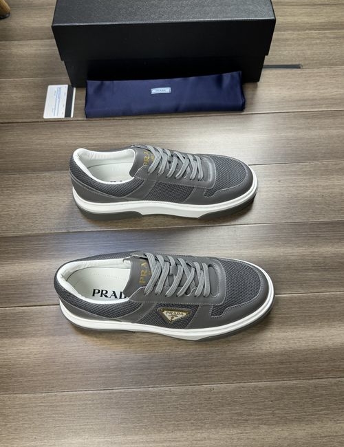 Prada Nappa Leather With Hollow Canvas Metal Sole