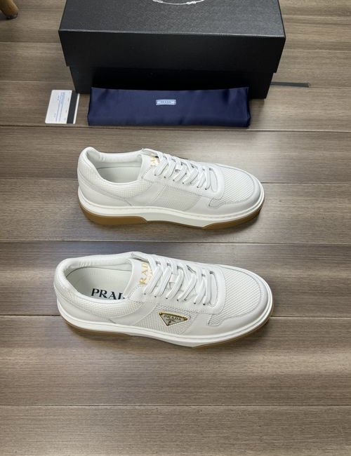 Prada Nappa Leather With Hollow Canvas Metal Sole