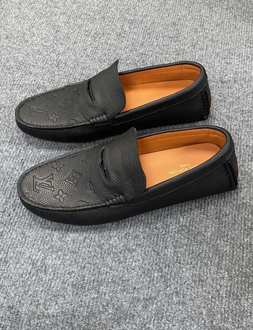 Louis Vuitton LV Gloria Series Monogram Embossed Driving Loafers