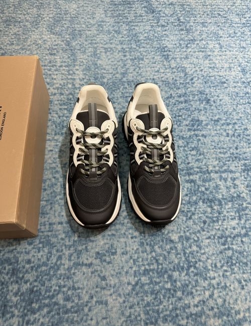 Burberry Vintage Plaid Platform Sneakers