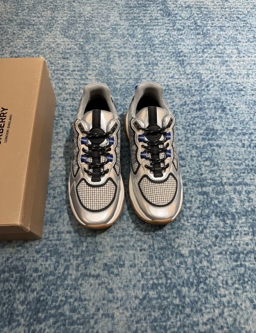 Burberry Vintage Plaid Platform Sneakers