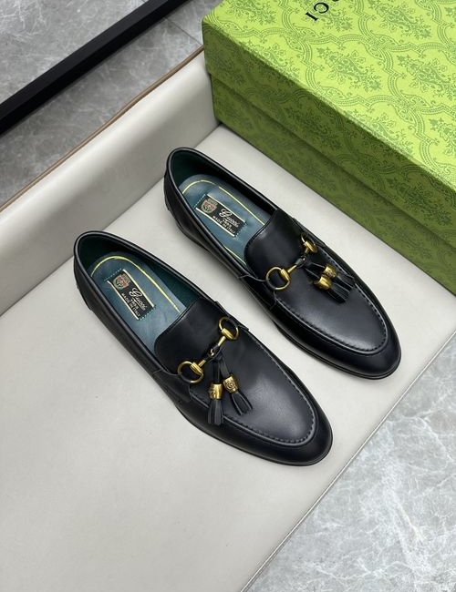 Gucci Denim Upper Leather Sole Fashion Shoes