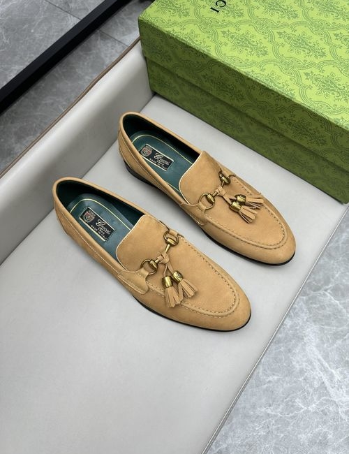 Gucci Denim Upper Leather Sole Fashion Shoes