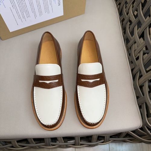 J.M.Weston Derby Leather Shoes With Cow Sole