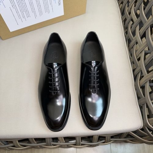 J.M.Weston Patent Cowhide Derby Shoes