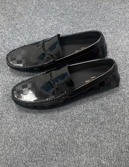 Louis Vuitton LV Gloria Series Monogram Embossed Driving Loafers