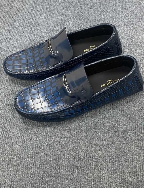 Louis Vuitton LV Gloria Series Monogram Embossed Driving Loafers