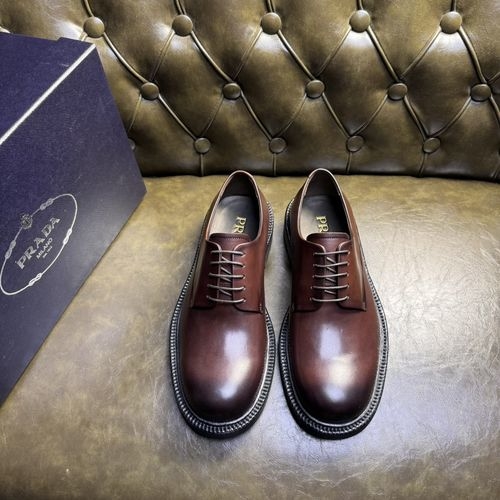 Prada Genuine Leather Sole Dress Shoes