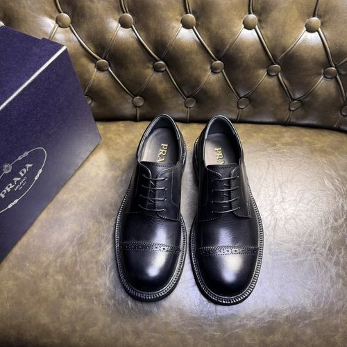 Prada Genuine Leather Sole Dress Shoes