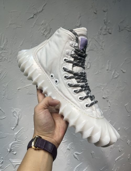 Bottega Veneta BV Nylon High-Top Hiking Shoes With Special Label