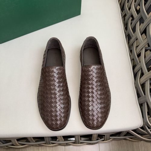 Bottega Veneta BV Woven Leather Slip-On Loafers