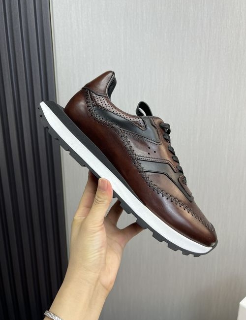 Berluti Premium Leather Casual Walking Shoes