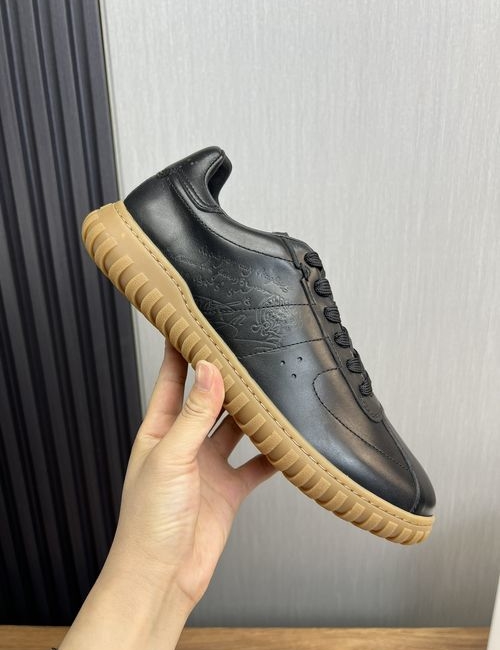 Berluti Embossed Pattern Casual Shoes
