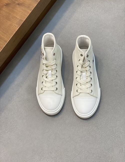 Hermes Nappa Leather Canvas Casual Shoes