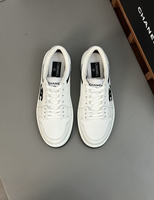Chanel Premium Leather Shoes With Hand-Punched Details