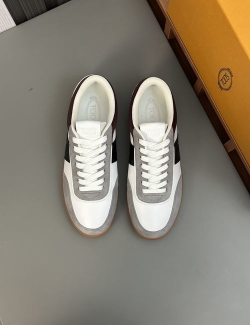 Tods No_Code Fabric And Leather Sneakers For Outdoor Activities