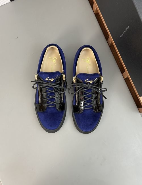 Giuseppe Zanotti Cowhide Casual Sneakers With Hardware Logo