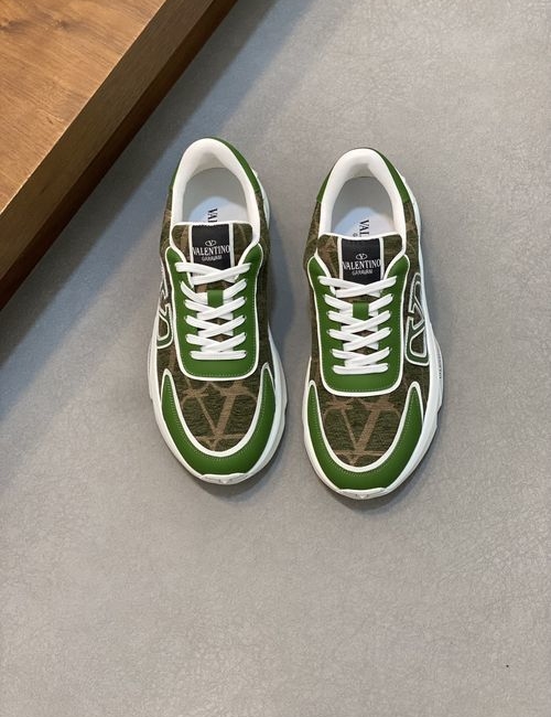 Valentino Napa Leather Casual Sneakers With TPU Sole