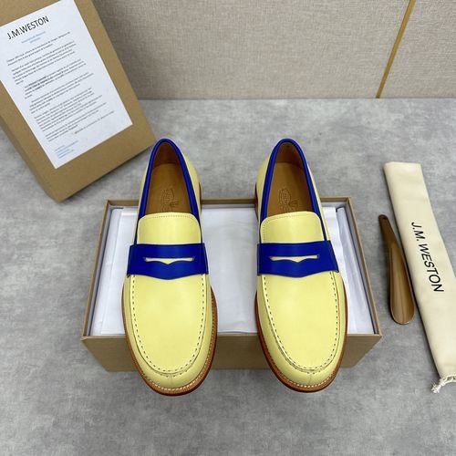 J.M.Weston Classic Oxford Shoes With Elegant Design