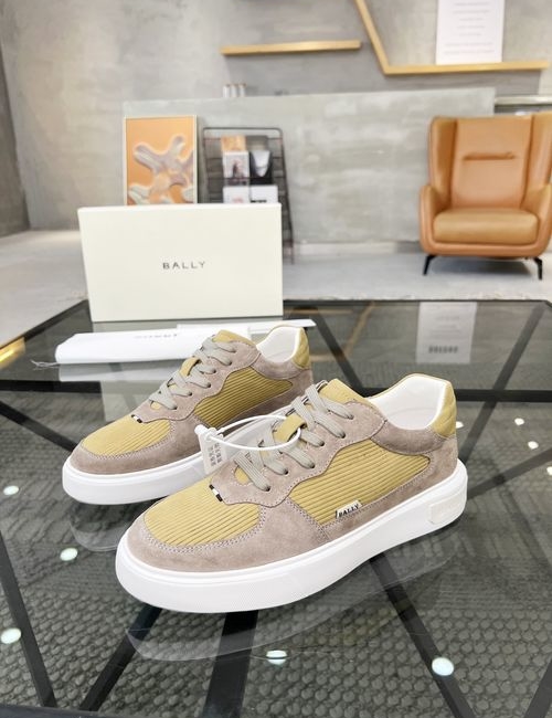 Bally Premium Leather Sneakers With Original Sole