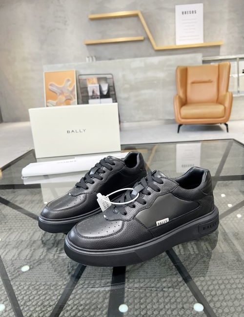 Bally Premium Leather Sneakers With Original Sole