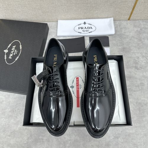 Prada Patent Leather Sneakers With Air Cushion Sole