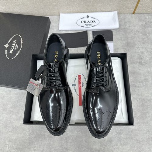 Prada Patent Leather Sneakers With Air Cushion Sole