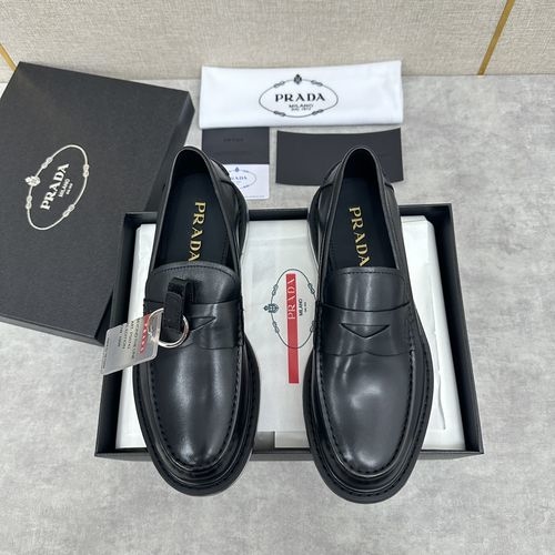 Prada Calfskin Air Cushion Loafers