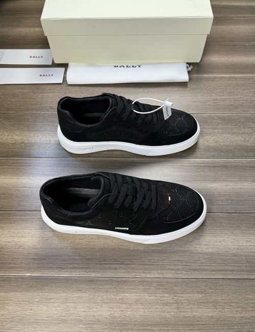 Bally Nappa Cowhide Shoes With Logo Label