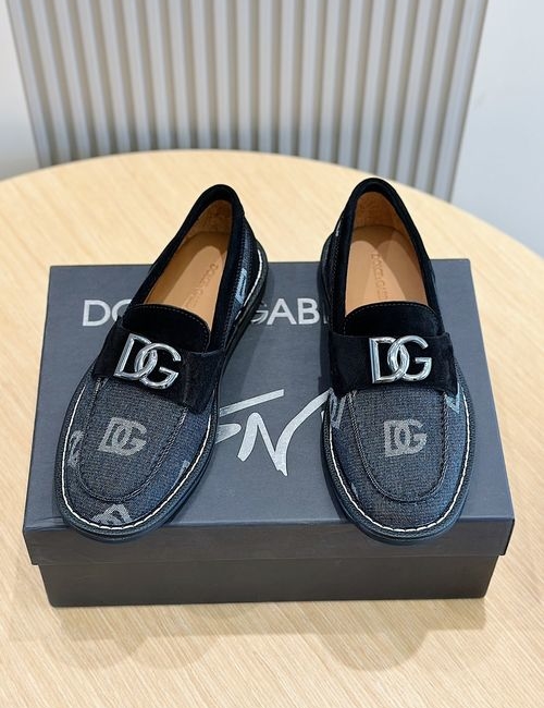 Dolce & Gabbana DG New Florio Suede Loafers
