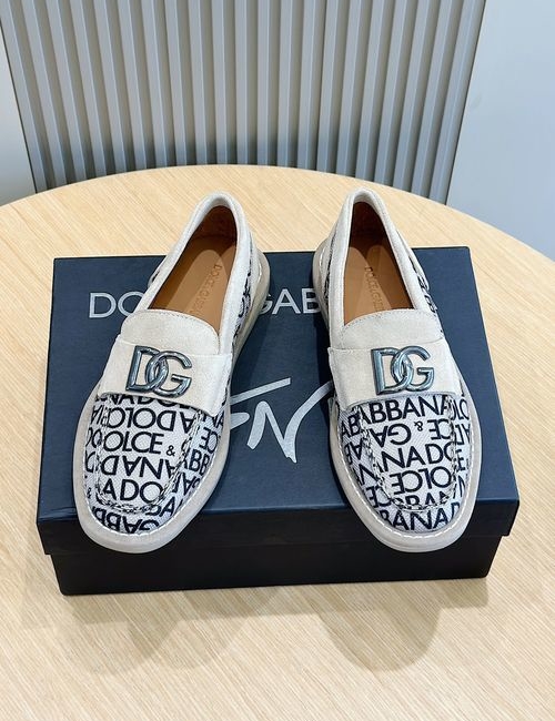 Dolce & Gabbana DG New Florio Suede Loafers