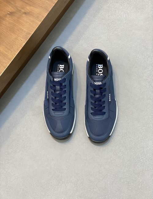 Hugo Boss Cowhide Waterproof Casual Sneakers With TPU Sole