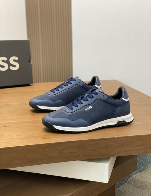 Hugo Boss Casual Sneakers With Leather Upper TPU Sole