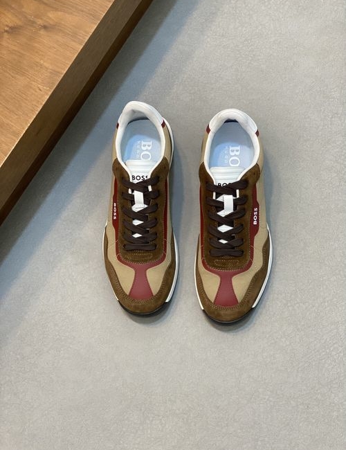 Hugo Boss Cowhide Waterproof Casual Sneakers With TPU Sole