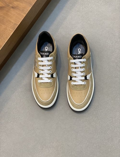 Chanel Suede Color-block Casual Sneakers