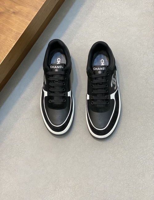 Chanel Suede Color-block Casual Sneakers