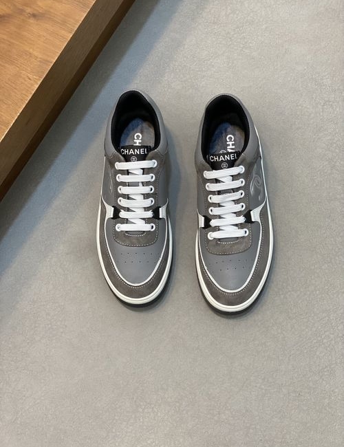 Chanel Suede Color-block Casual Sneakers