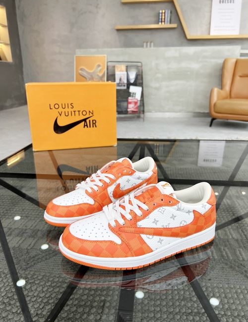 Louis Vuitton LV Cowhide Mesh Sneakers With Sole