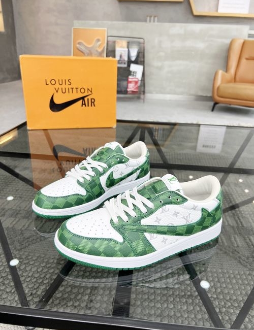 Louis Vuitton LV Cowhide Mesh Sneakers With Sole